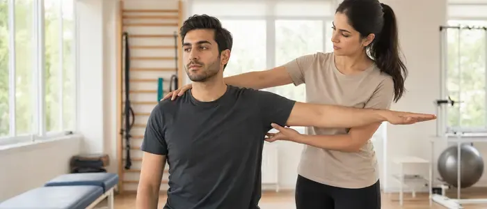 تمرین اصلاحی شانه