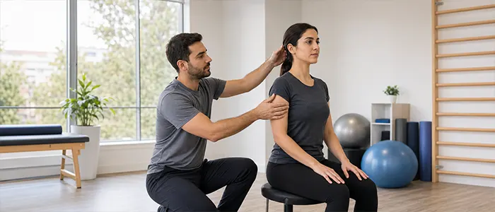 تمرین اصلاحی گردن