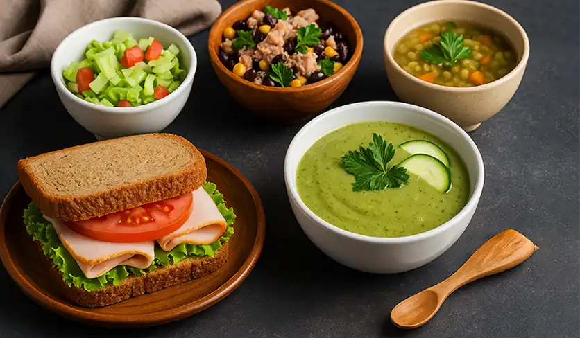 غذای ساده برای آخر شب