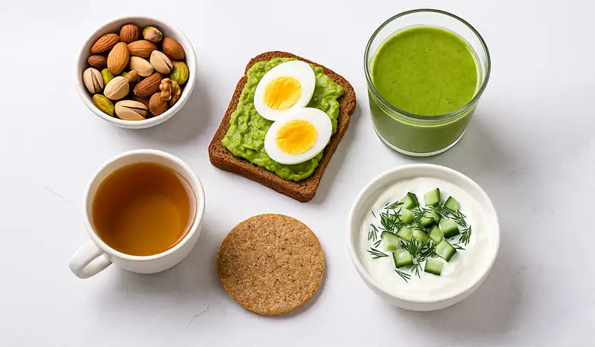 میان وعده برای لاغری شکم