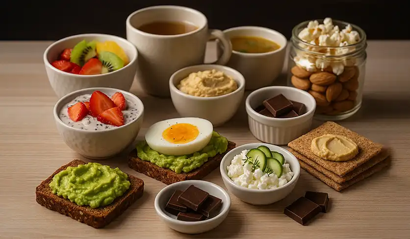 میان وعده رژیمی برای شب