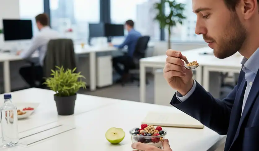 میان وعده سالم برای سرکار