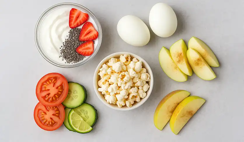 میان وعده کم کالری برای کاهش وزن