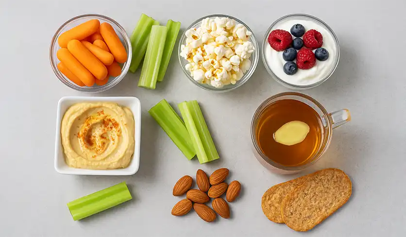 میان وعده کم‌کالری برای بعد از ظهر