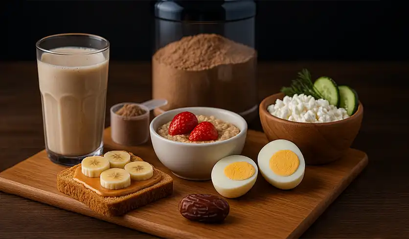 وعده آخر شب بدنسازی قبل از خواب