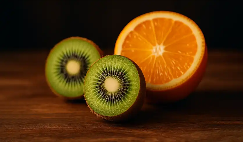 کیوی یا پرتقال برای میان وعده آخر شب